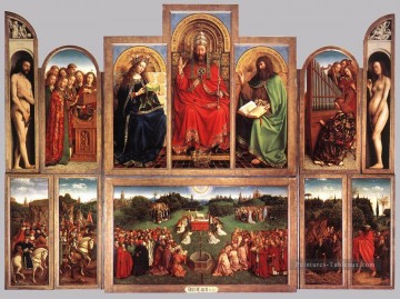  aile - Les ailes du retable de Gand ouvrent Renaissance Jan van Eyck